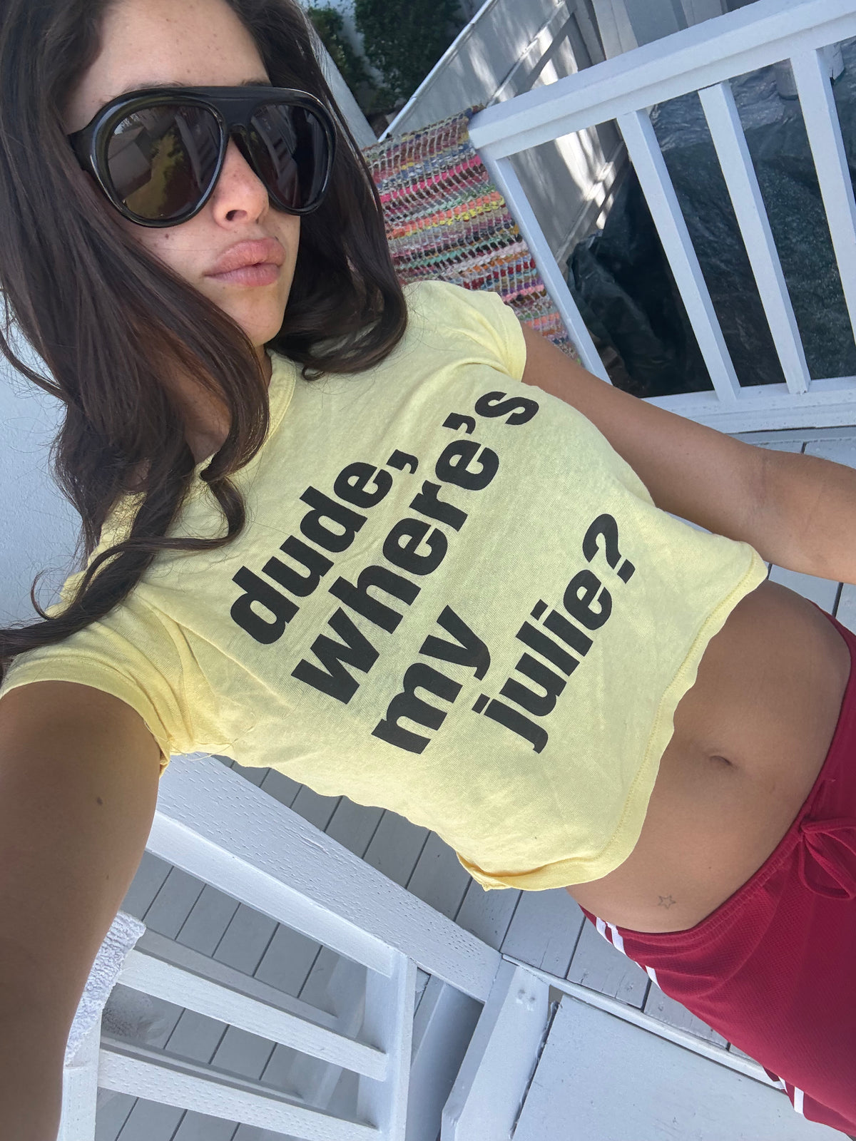 Dude Where’s My Julie - Yellow