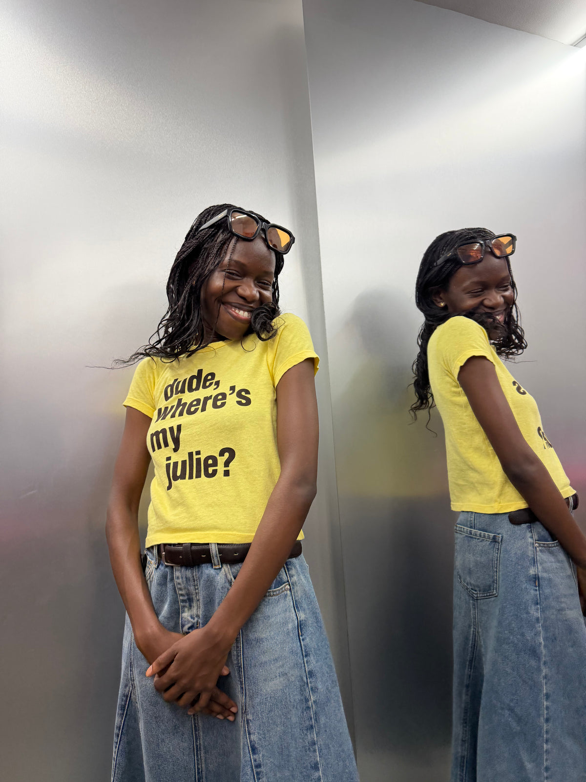 Dude Where’s My Julie - Yellow
