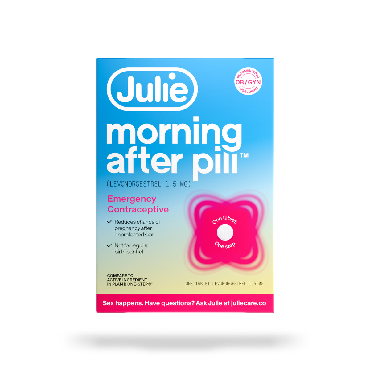 One-Tablet Emergency Contraceptive - new box